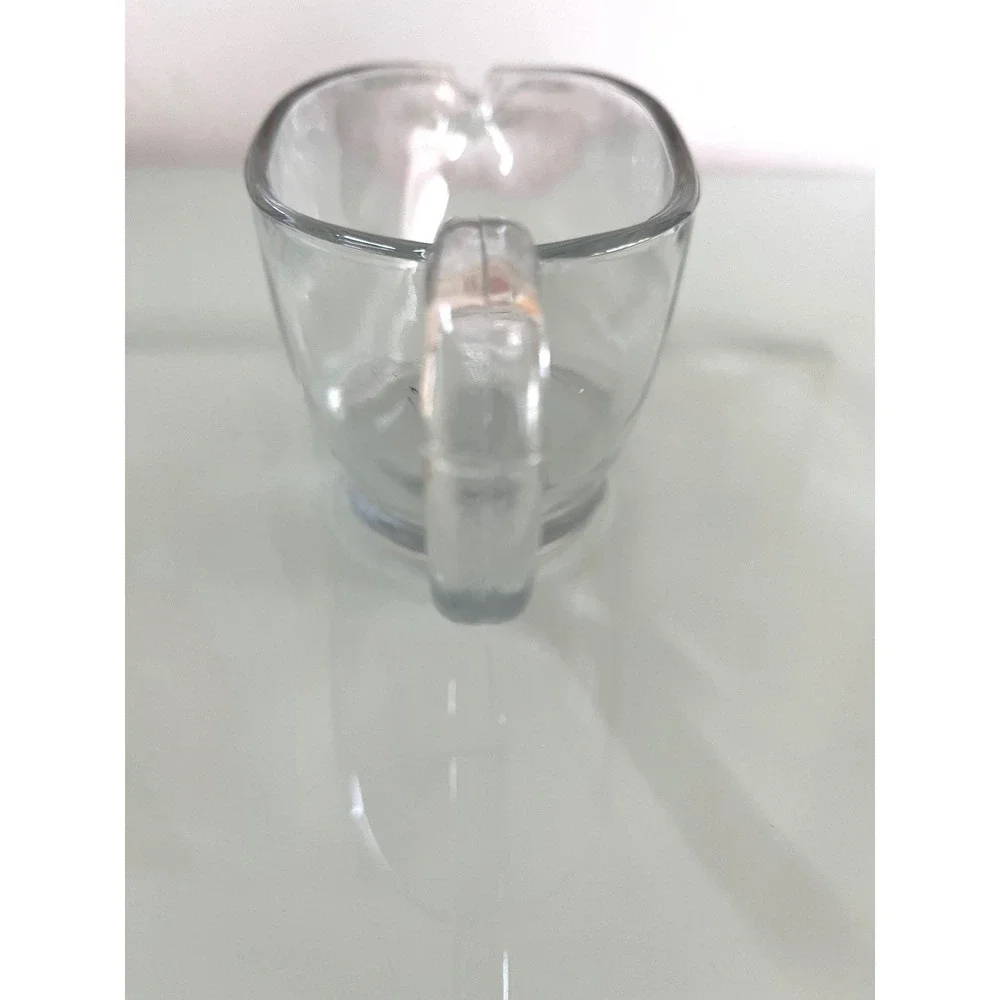 Anchor Hocking Clear Glass‎ Gravy Boat Sauce Server with Handle 8 Inch Long